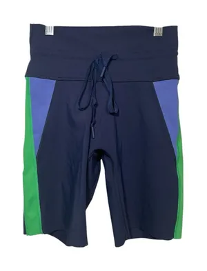 Offline by Aerie Multicolor Blue Real Me Hi-Rise 6" Inseam Bike Shorts Size‎ M thumbnail 1