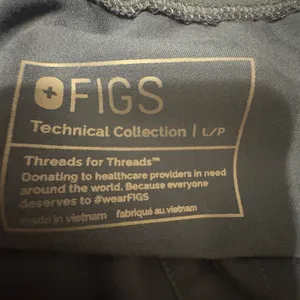 FIGS Technical Collection Women's Kade Scrub Pants Size‎ L Navy Blue Drawstring thumbnail 11