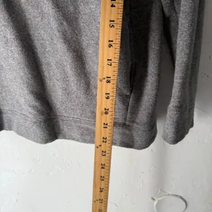 J Crew Gray Cowl‎ Neck Sweatshirt Pullover Women Size S Cotton Wool Miniamlist thumbnail 4