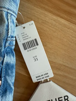 Mother NWT Awesome High Waisted Spinner Zip Sneak Chew in We Bounced - Size 31 thumbnail 4