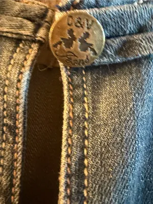 Chelsea & Violet denim jacket Military-Style Blue thumbnail 6
