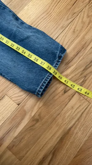 Dark wash pacsun jeans low rise baggy thumbnail 4