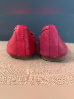 Tory Burch Reva Ballet flats hot pink leather size 9 thumbnail 6