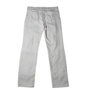 Oasis by Eunina White Distressed Jeans Size 11 Mid Rise Straight thumbnail 2