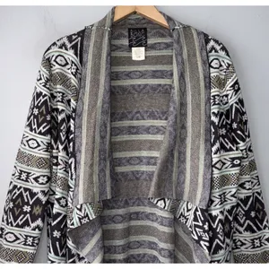 Billabong Drape Cardigan Size Large Aztec Boho Western Waterfall Coastal Cowgirl thumbnail 3