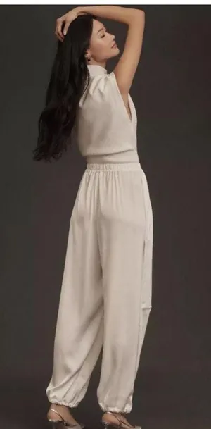 Maeve by Anthropologie Silky Parachute Pants | NWOT XS MSRP $138 thumbnail 3