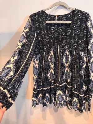 Free People Down By the Bay Tunic XS thumbnail 3