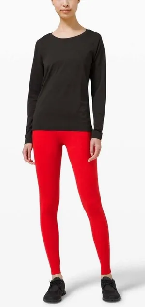 Lululemon Swift Speed High Rise Tight 31" Dark Red‎ 12 tall thumbnail 1
