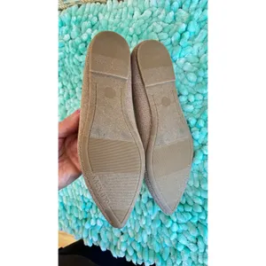 Old Navy Pointy Toe knit Cocoa Fawn cushioned ballerina flats shoes sz 6 thumbnail 6