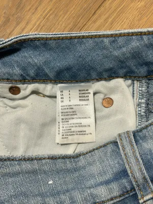 Size 4 American Eagle jean skirt with rips thumbnail 6