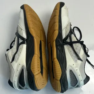 Mizuno Wave Supersonic Womens 8 Volleyball Shoes‎ White Black V1GC18400 thumbnail 8