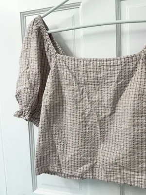 Madewell puff sleeve top L thumbnail 2