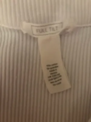 White Crop Baby Tee  thumbnail 2