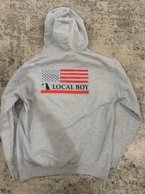 Local boy hoodie Gray Size L thumbnail 3