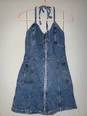 Denim Dress American Eagle thumbnail 1