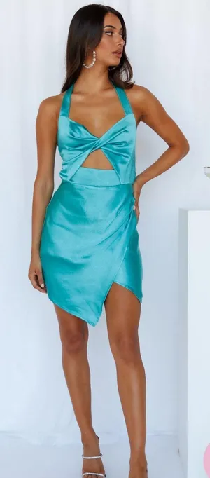 Hello Molly Aqua Dress thumbnail 1