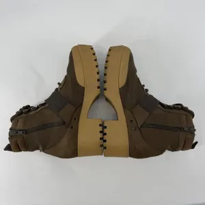 Steve Madden Grady Olive Green Combat Boots Platform Utility Buckle 6M thumbnail 5