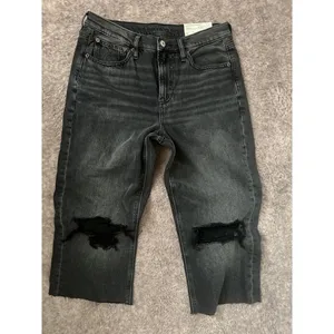 American Eagle Bootcut Jeans Black Size 8 thumbnail 2