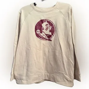 FSU Florida State University Seminoles 32 Degrees Heat Crewneck Sweatshirt, Lg thumbnail 1