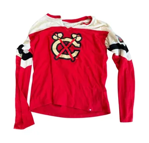 Fanatics Chicago Blackhawks NHL Winter Classic‎ Long Sleeve T-Shirt Womens Small thumbnail 1