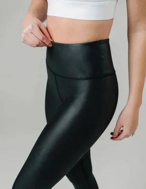 Zyia Active Black Metallic Light N Tight Hi-Rise 7/8 Leggings thumbnail 2