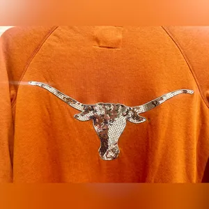 Victoria's Secret PINK Texas Longhorns Sequin Cardigan thumbnail 5