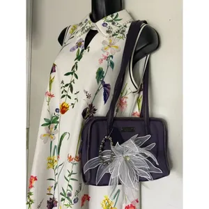 Coach Handbag Purple Customized with Applique thumbnail 5