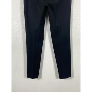 Lauren Ralph Lauren Black Flat Front Straight Dress Pants Size 8 Classic Stretch thumbnail 6