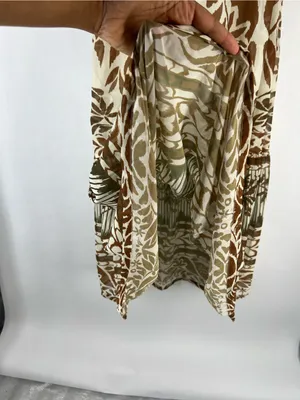 Anthropologie Vineet Bahl Boho Printed Halter‎ Maxi Dress Size M thumbnail 13