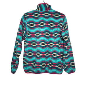 Patagonia Synchilla Snap-T Fleece S Teal Pink Southwest Aztec FA15 thumbnail 8