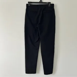 Everlane The Dream Pant Slim Straight Pintuck Pull On Pants Neutral Black S thumbnail 6