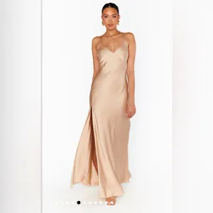 NWOT SHOW ME YOUR MUMU - Anderson Maxi Dress size medium color: champagne thumbnail 4