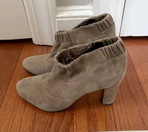 Sam Edelman Boots Suede Leather Grey thumbnail 1