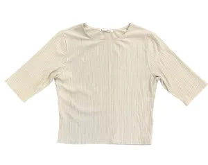 Reformation Cropped Mint Green Ribbed Top thumbnail 1