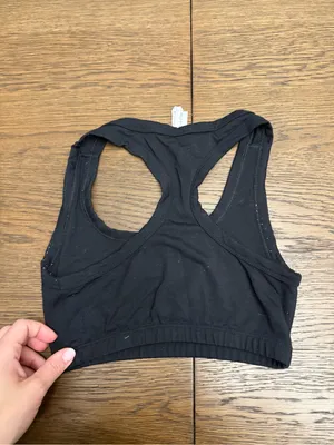 The Sculpt Society Black Racerback Sports Bra thumbnail 3