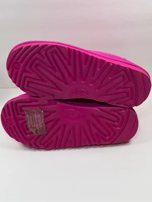 UGG Neumel Boots Women Size 5 Pink Suede Shearling Lined Chukka Cozy thumbnail 5
