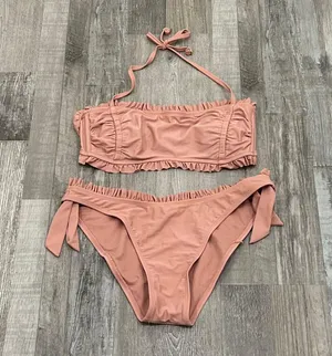 Xhilaration Dusty Rose Bikini thumbnail 1