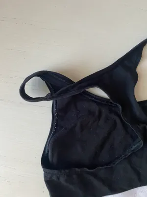 Calvin Klein Modern Cotton Unlined racer back Bralette logo band thumbnail 6