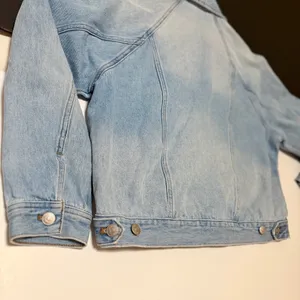 Madewell Oversized Jeans Jacket raglan sleeve 100% Cotton, size S relaxed fit thumbnail 11