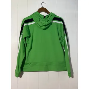 Vintage Y2K Nike Womens XL 16-18 Green Hooded Track Jacket Full Zip Striped thumbnail 5