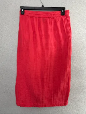 Universal Thread Cotton Gauzy Midi Skirt Size XS Medium thumbnail 3