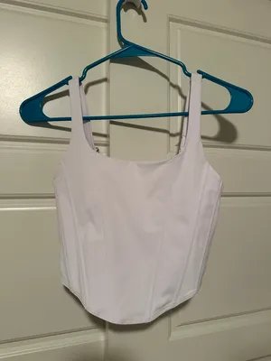 White Corset Top thumbnail 1