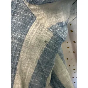 Free People We The Free Away At Sea Frayed Hem Button Down Striped Top L thumbnail 7