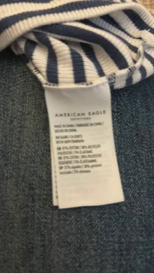 american eagle striped tee thumbnail 3