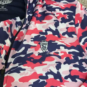Straight Down Pulido Digital Camo 1/2 Zip Pullover Womens M Patriotic Preppy Top thumbnail 3