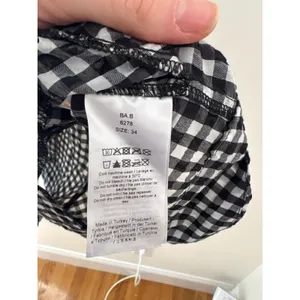GANNI Gingham Seersucker Shorts Sk:‎ 34 US Size 2 thumbnail 4