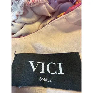 VICI Pink Purple‎ Paisley Back Tie Mini Dress Small Y2K fairy retro boho whimsi thumbnail 6
