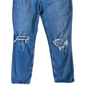 Abercrombie &‎ Fitch Curve Love High Rise Skinny Distressed Jeans Blue 29/8S thumbnail 3