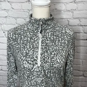 Ladies Eddie Bauer 1/4 zip fleece size medium thumbnail 5