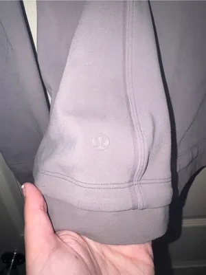 lululemon athletica Women's Hooded Zip Vintage Define Jacket in Mauve Gray thumbnail 6